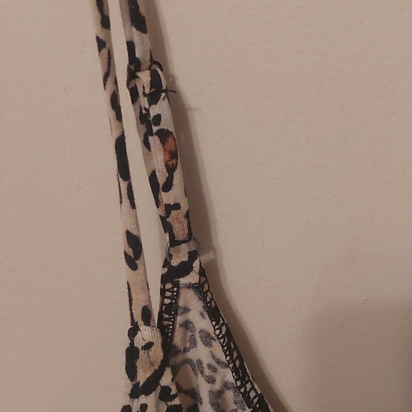 Joyspun Cheetah Print Pajama Set Top And Shorts Sz XL 16-18 - Picture 4 of 17